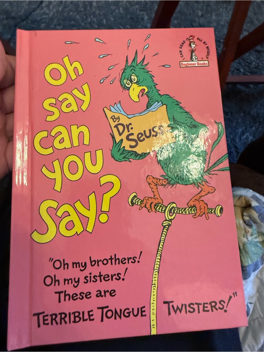 Dr. Seuss 'Oh Say Can You Say?' Pink Hardcover Children's Book